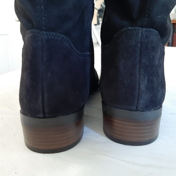 Lucky Brand, LK-Calypso, Black Oiled Suede Boots, size 7M New - Picture 8 of 10